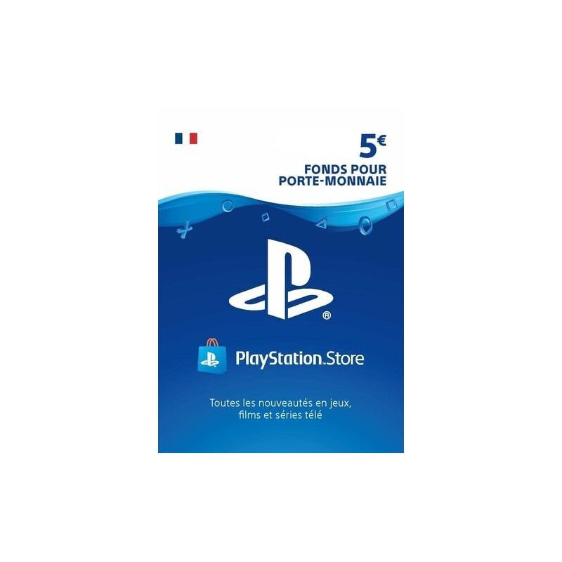 Carte PlayStation Network 5€ (FR) Carte PSN FRANCE